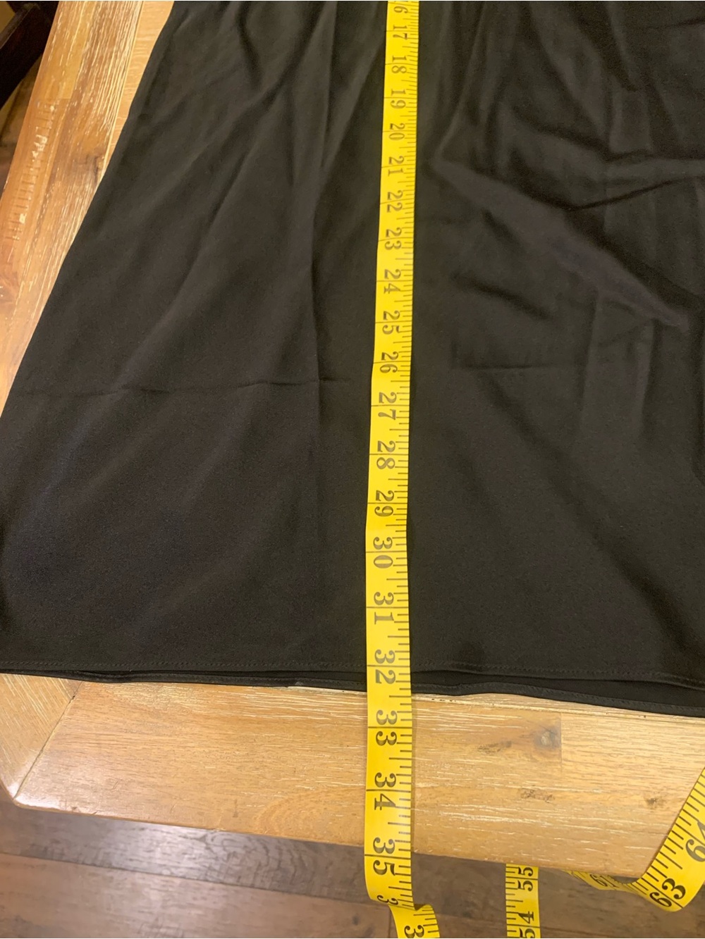 Frame Denim Black 100% silk skirt - Picture 5 of 10